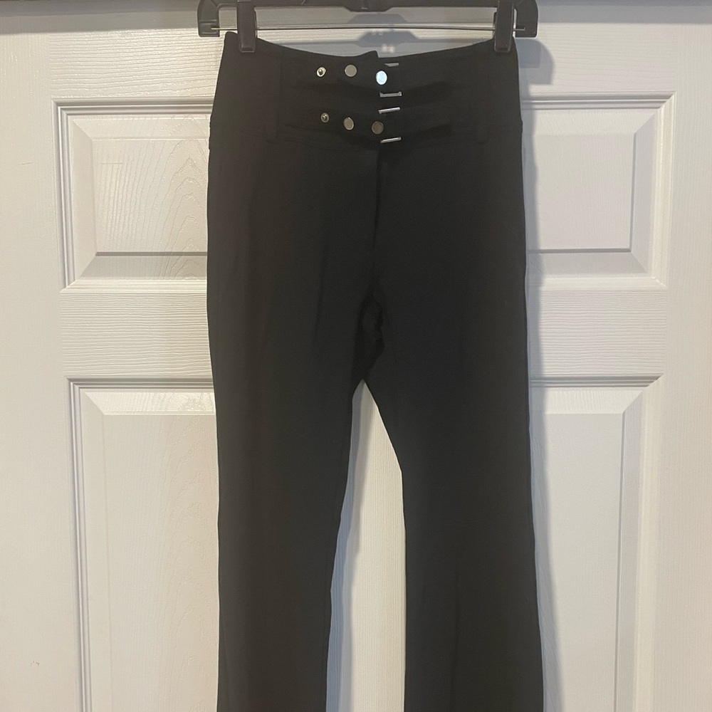 Cache Contour Collection Black Bell Bottom Pants … - image 2